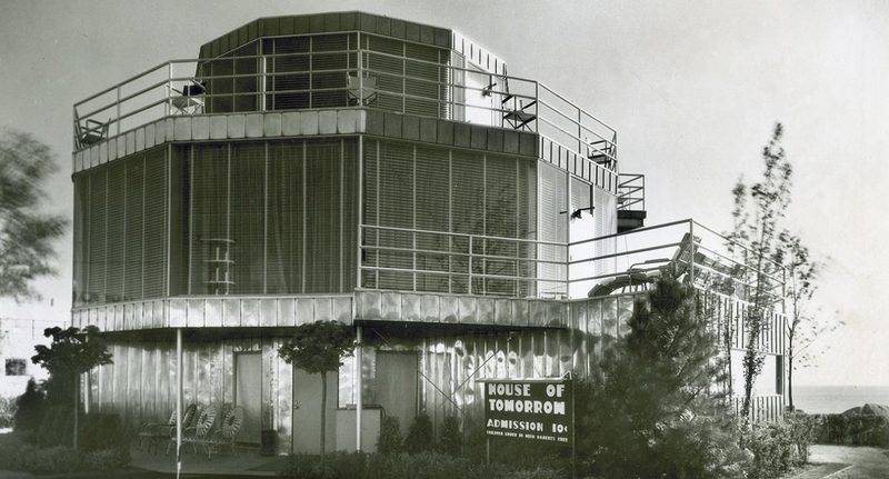 House of Tomorrow in 1933 (Photo: Wisconsin Historical Society)